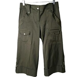 Vintage Olive Cropped Pants